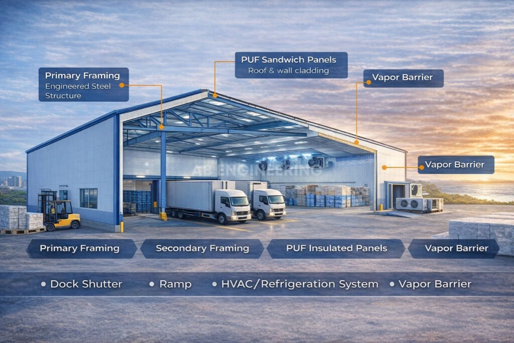PEB cold storage India