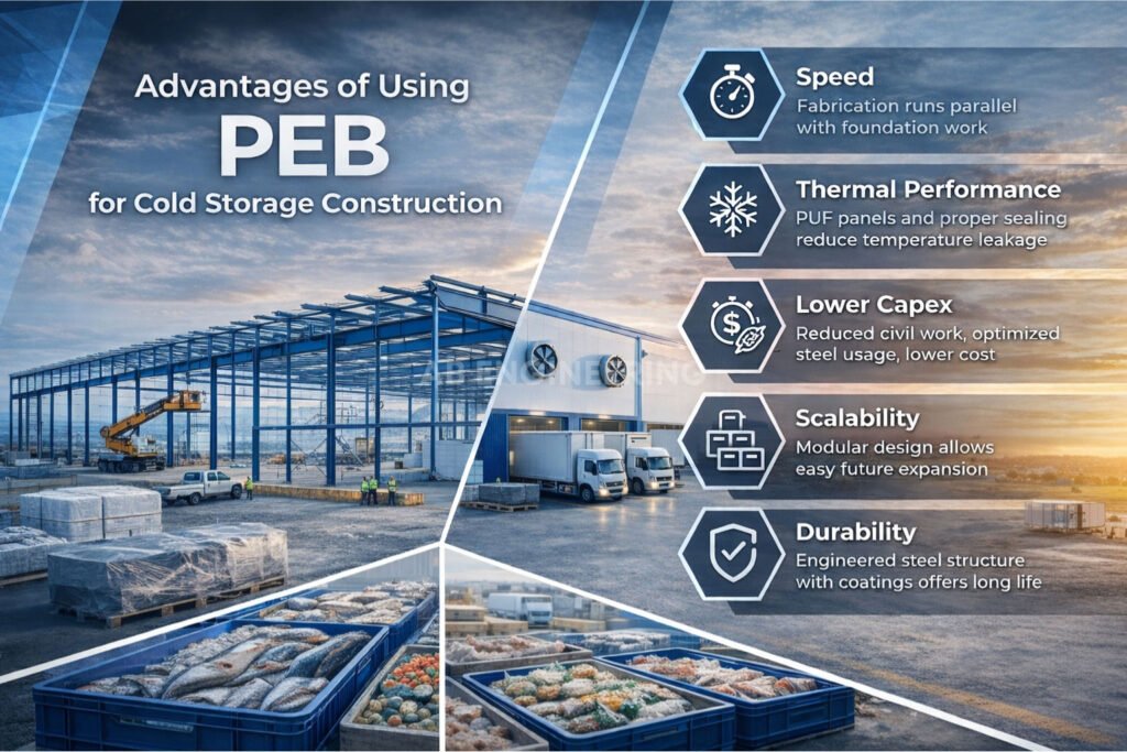 PEB cold storage India