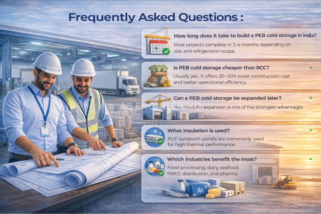 PEB cold storage India